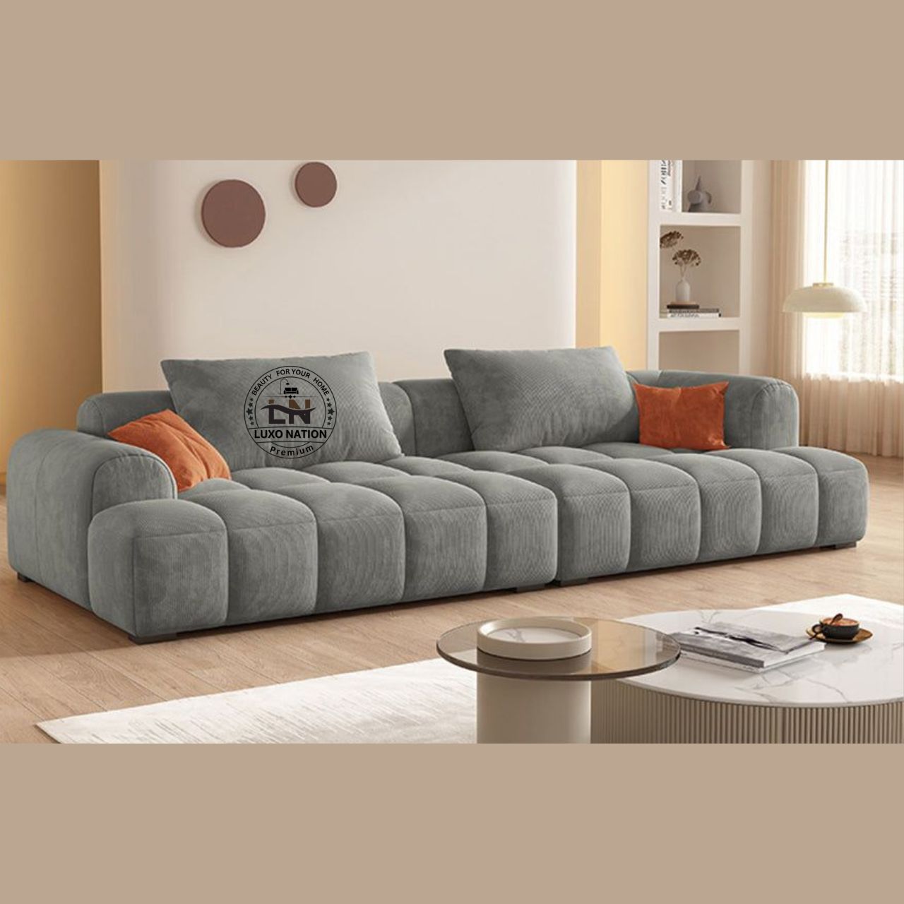 Luxo Nation Premium Sofa – Elegant Design & Cozy Seating High-Quality